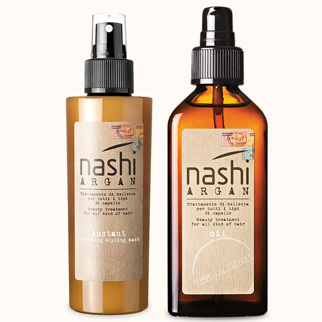 NASHI Argan Duo Instant Maskarilla y Oil Argan Aceite Reparador